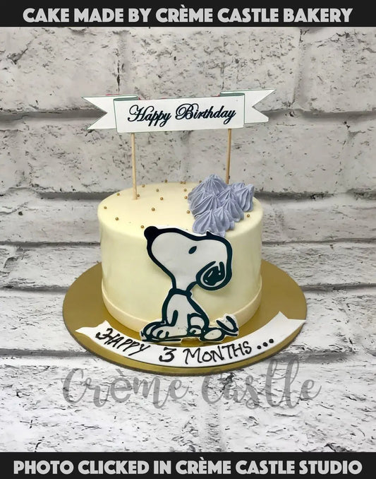 Snoopy Cake - Creme Castle