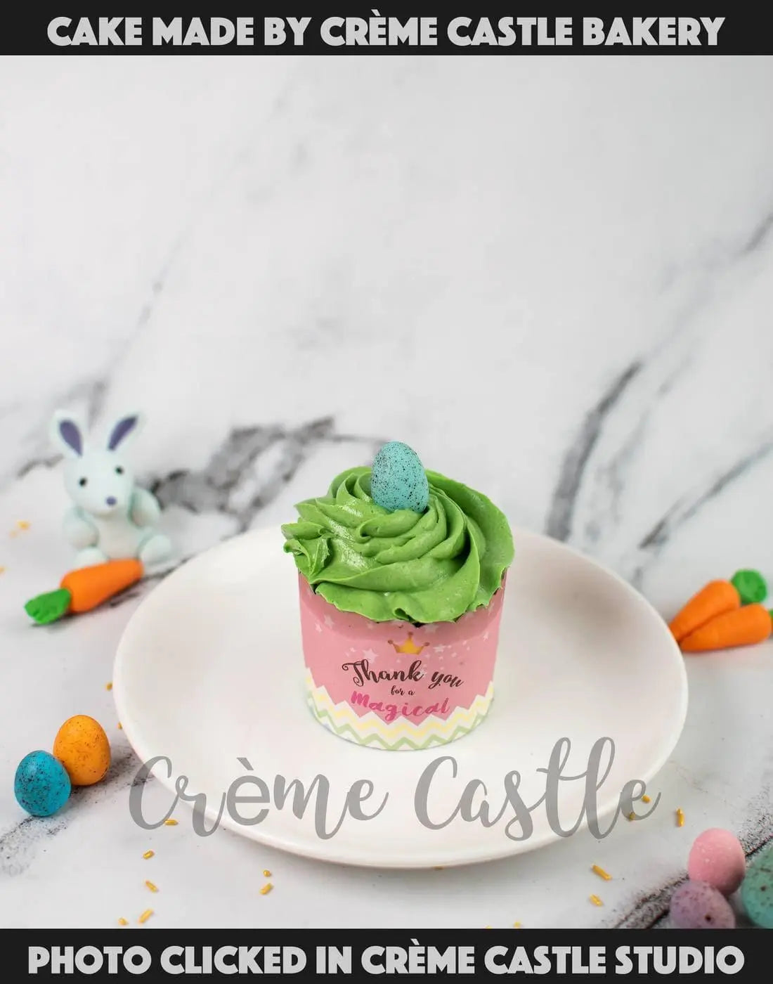 Easter Magic Cupcake - Creme Castle