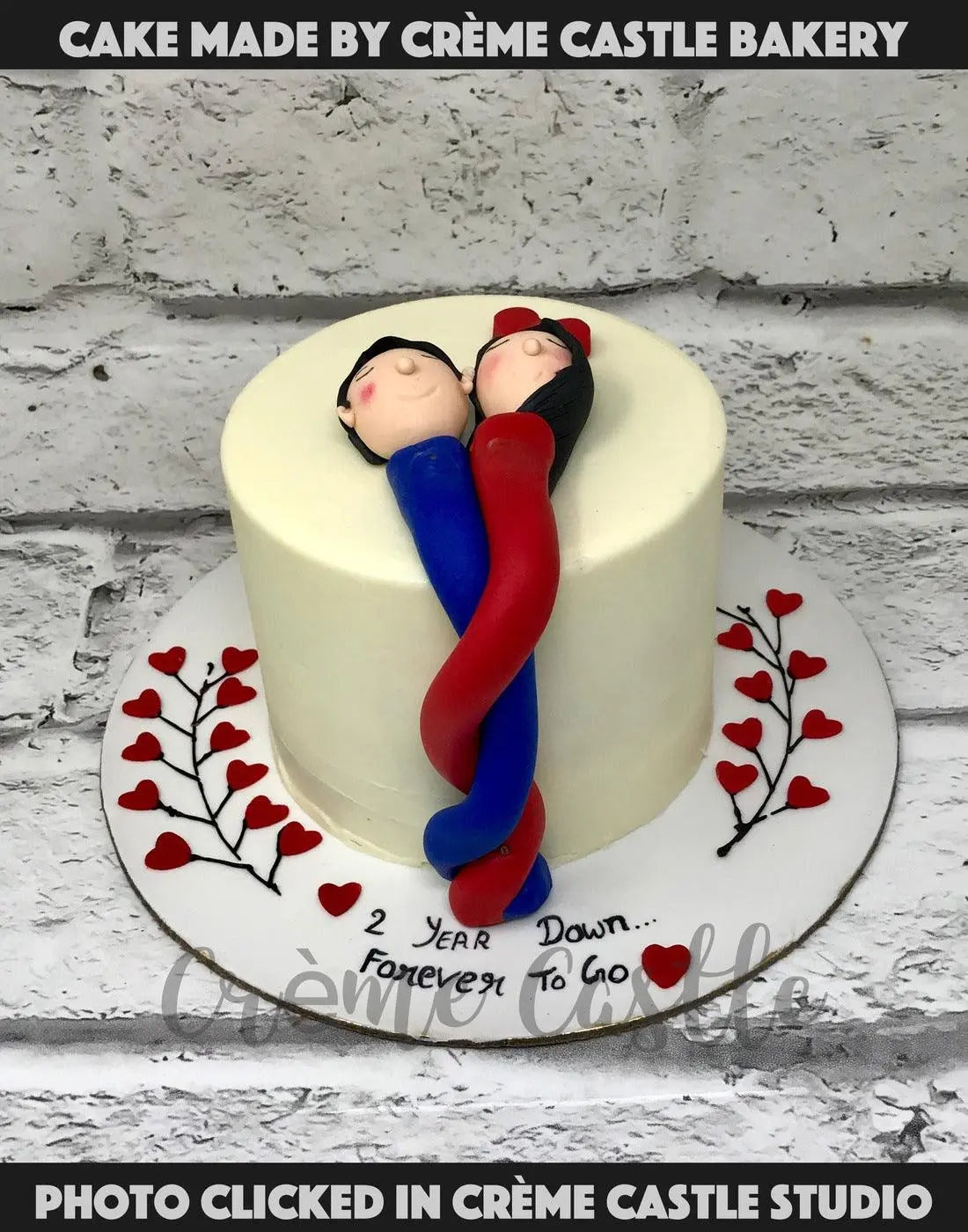 Twisted Together Cake - Creme Castle