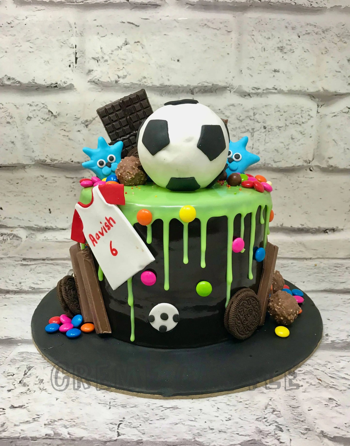 Football Theme Birthday Cake