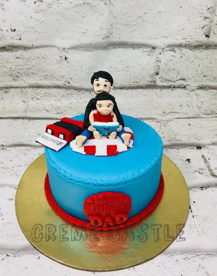 Daddy Kid Study Cake