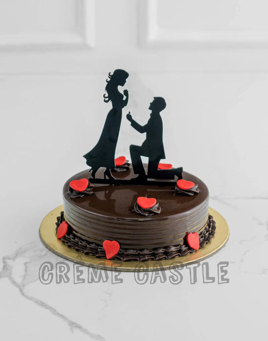 Chocolate Anniversary Cake