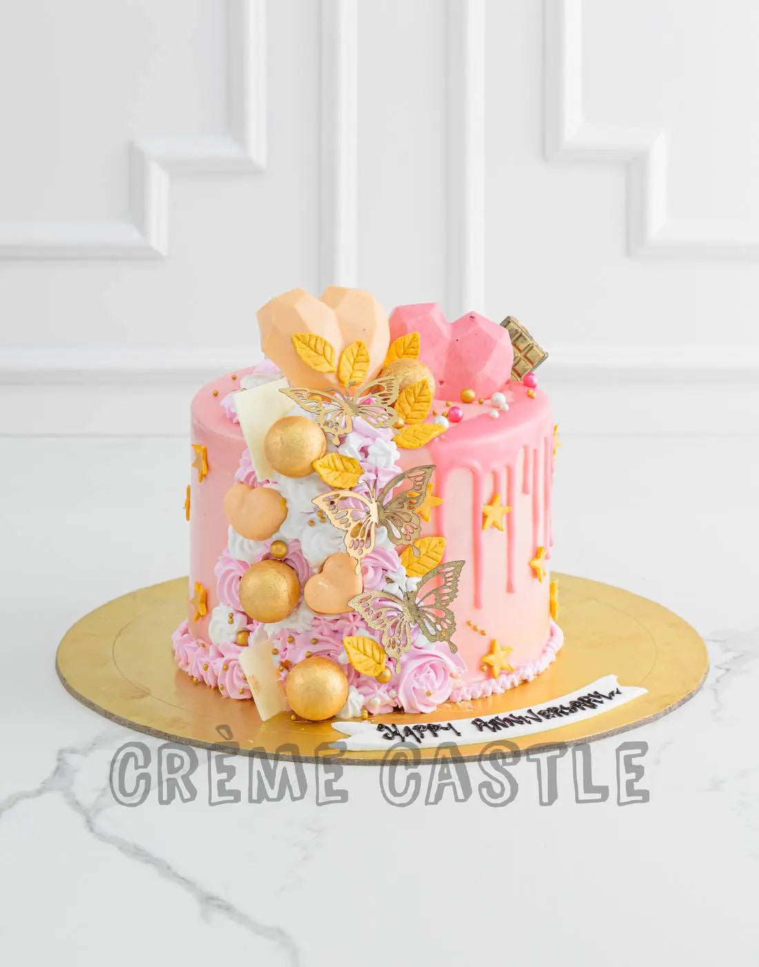 Gold Butterfly Cake