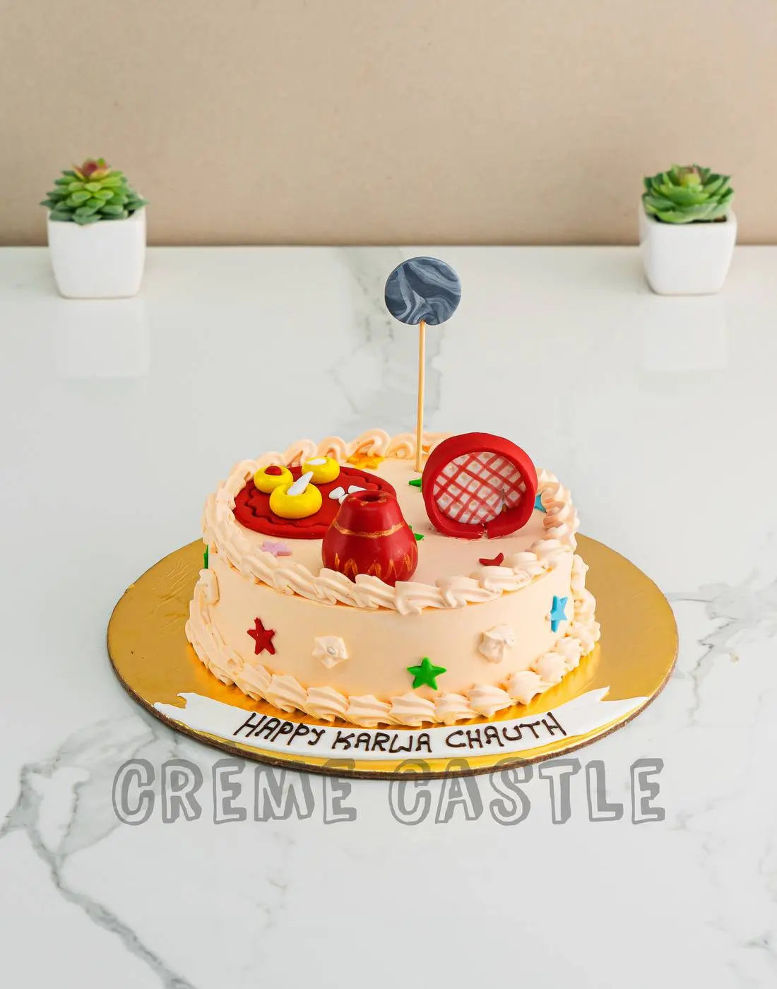 Karva Chauth Cake