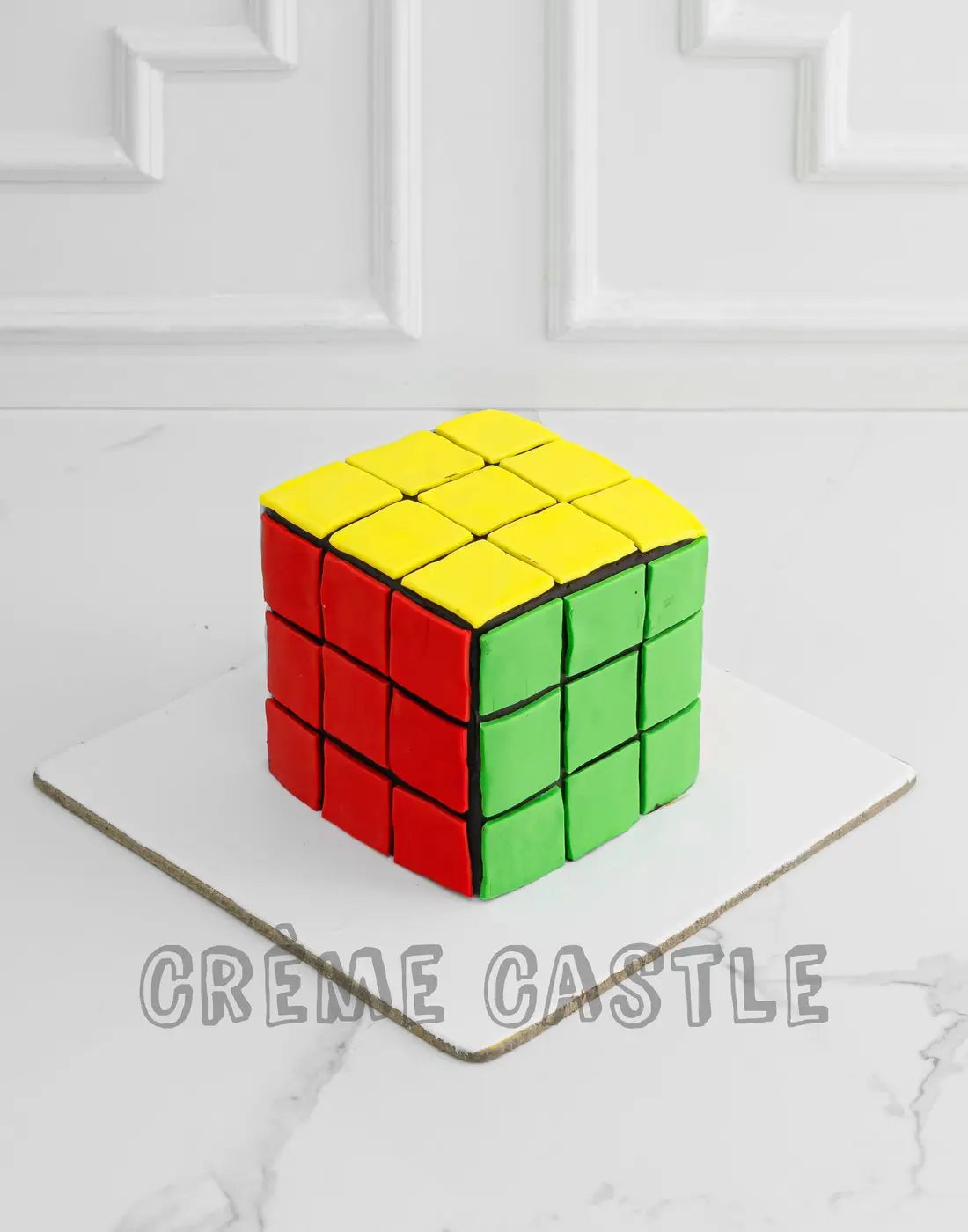 Rubiks Cube Block Cake
