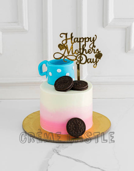 Chai Theme Cake for Chai Lover Moms