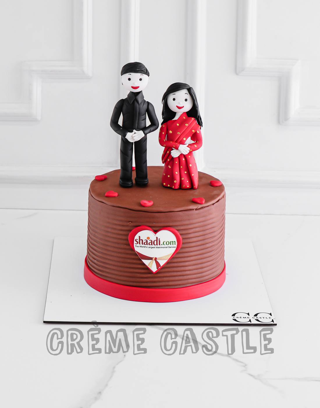 Couple Miniature Anniversary Cake