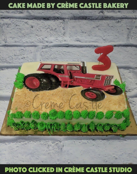 Tractor Cake - Creme Castle