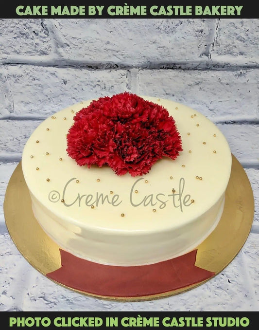 Real Flower Bunch - Creme Castle