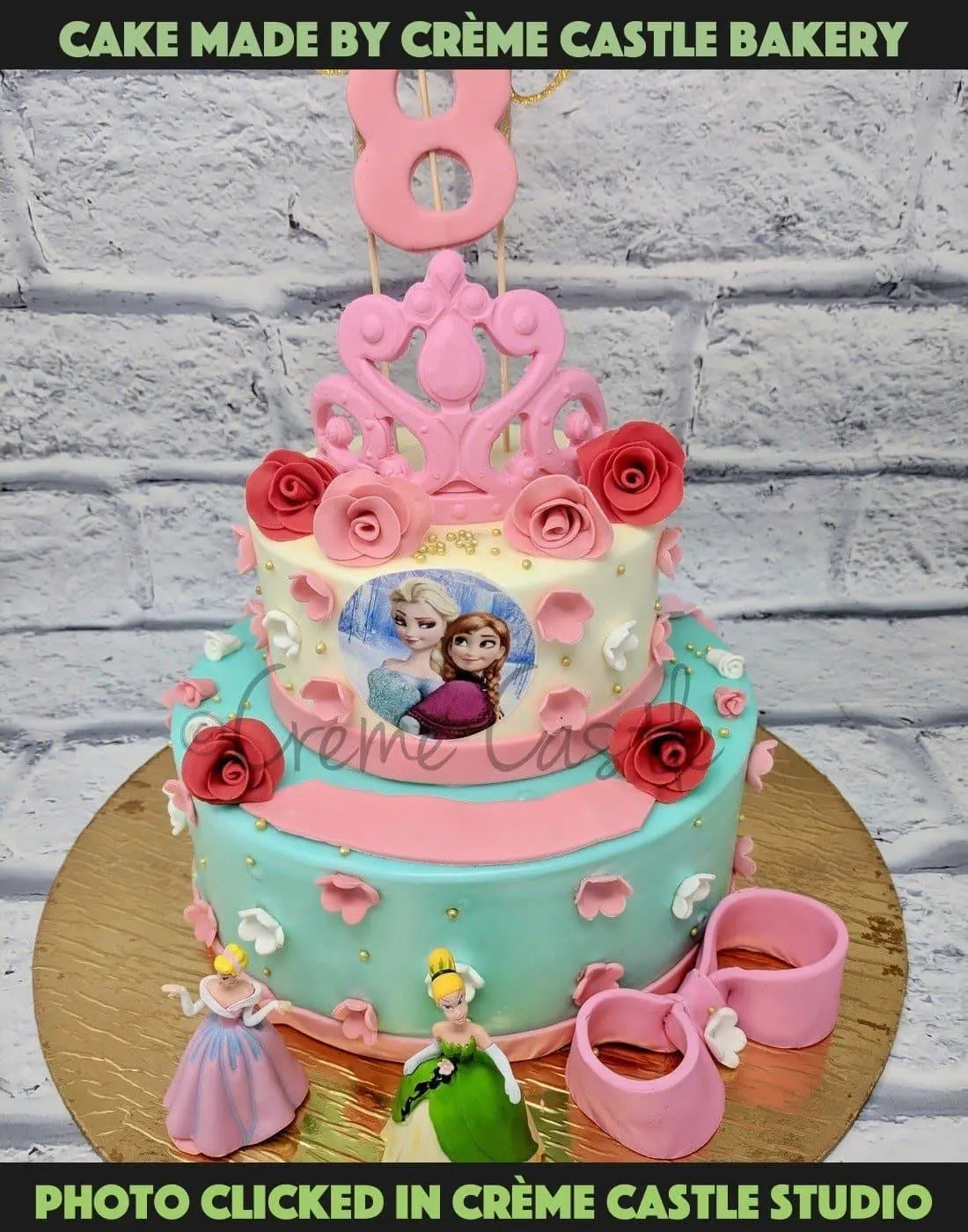 Princess Theme Cake - Creme Castle