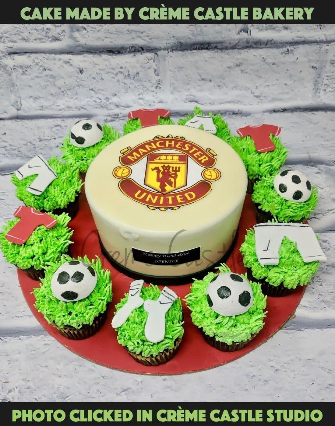 Manchester United Theme Cake | Creme Castle