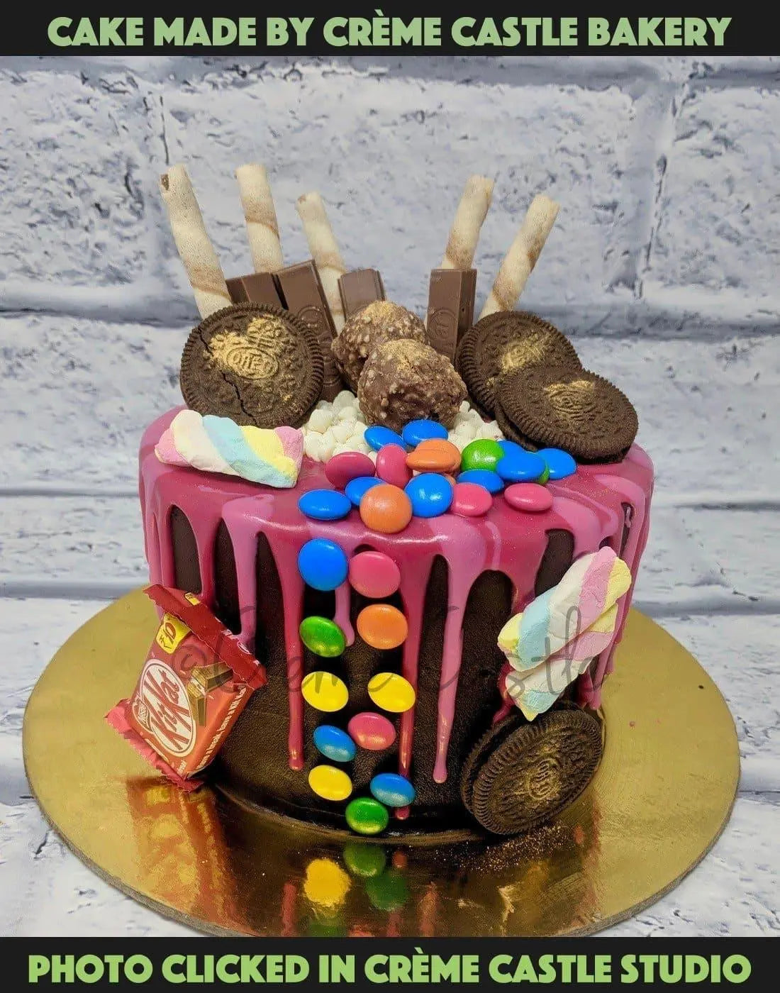 Chocolate Drip Cake - Creme Castle