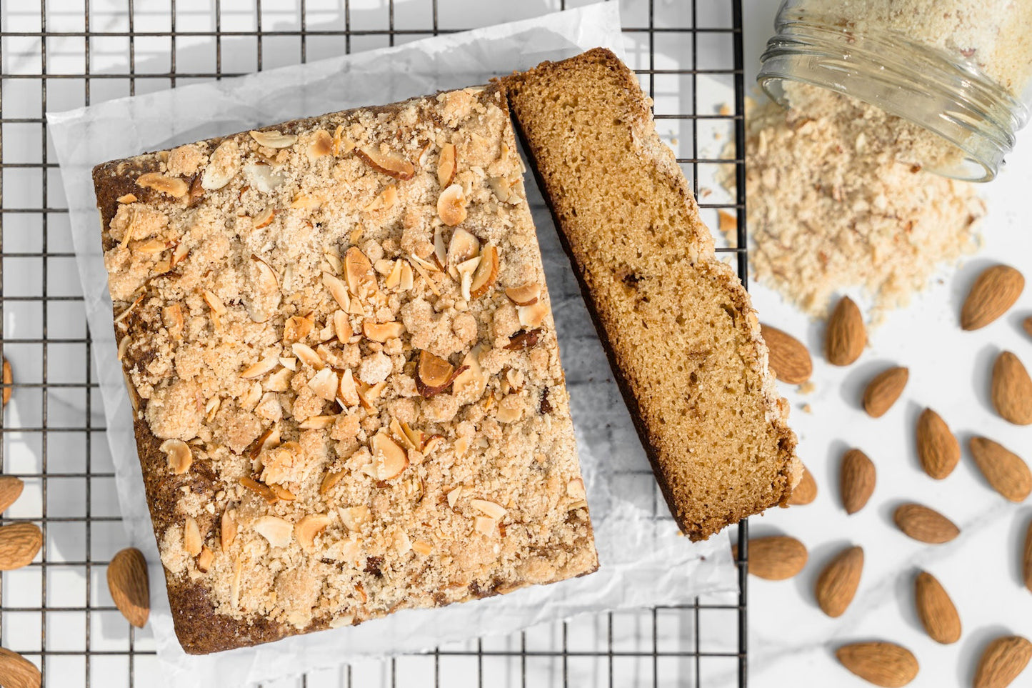 Orange Cranberry Crumble Cake - Creme Castle