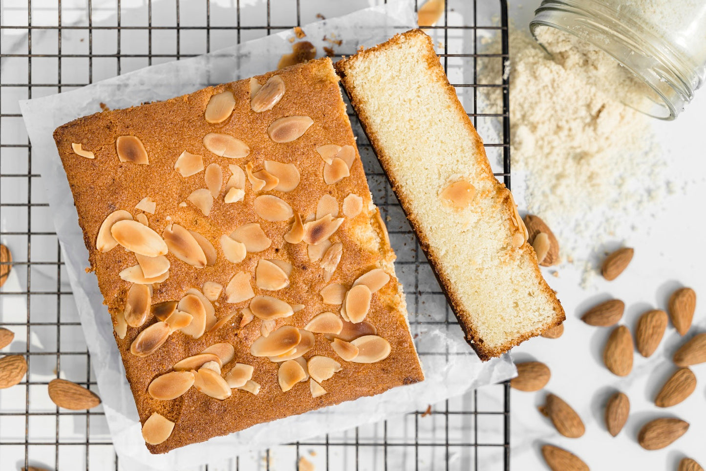 Almond Financier Cake - Creme Castle