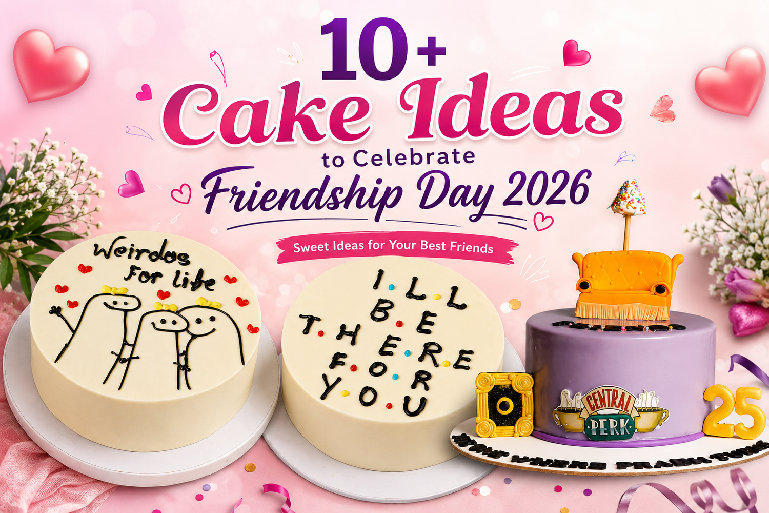 10+ Cake Ideas to Celebrate Friendship Day 2026