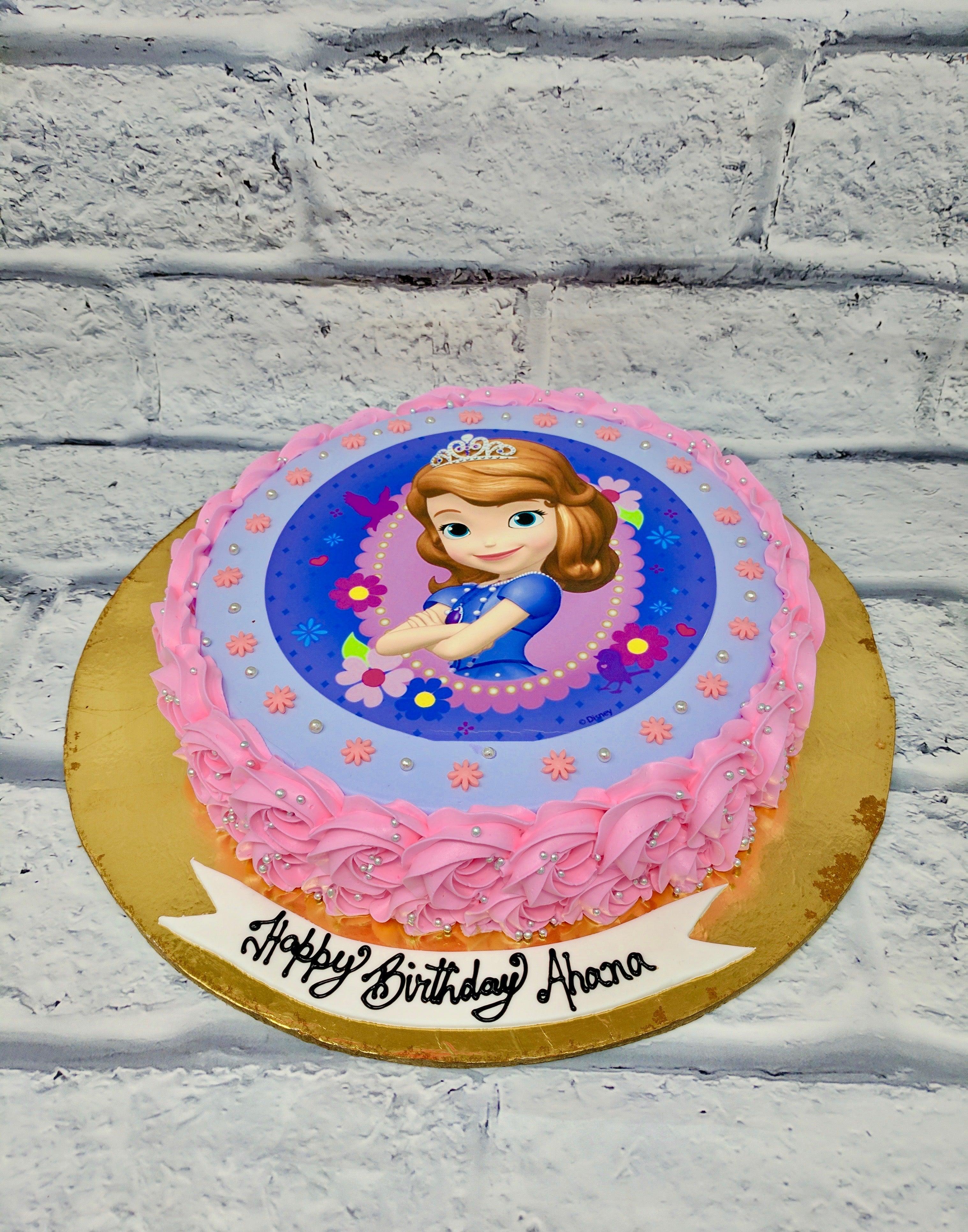 Best 2 Tier Sophia Princess Theme Cake In Kolkata | Order Online