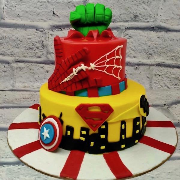 Superhero Cakes - Creme Castle