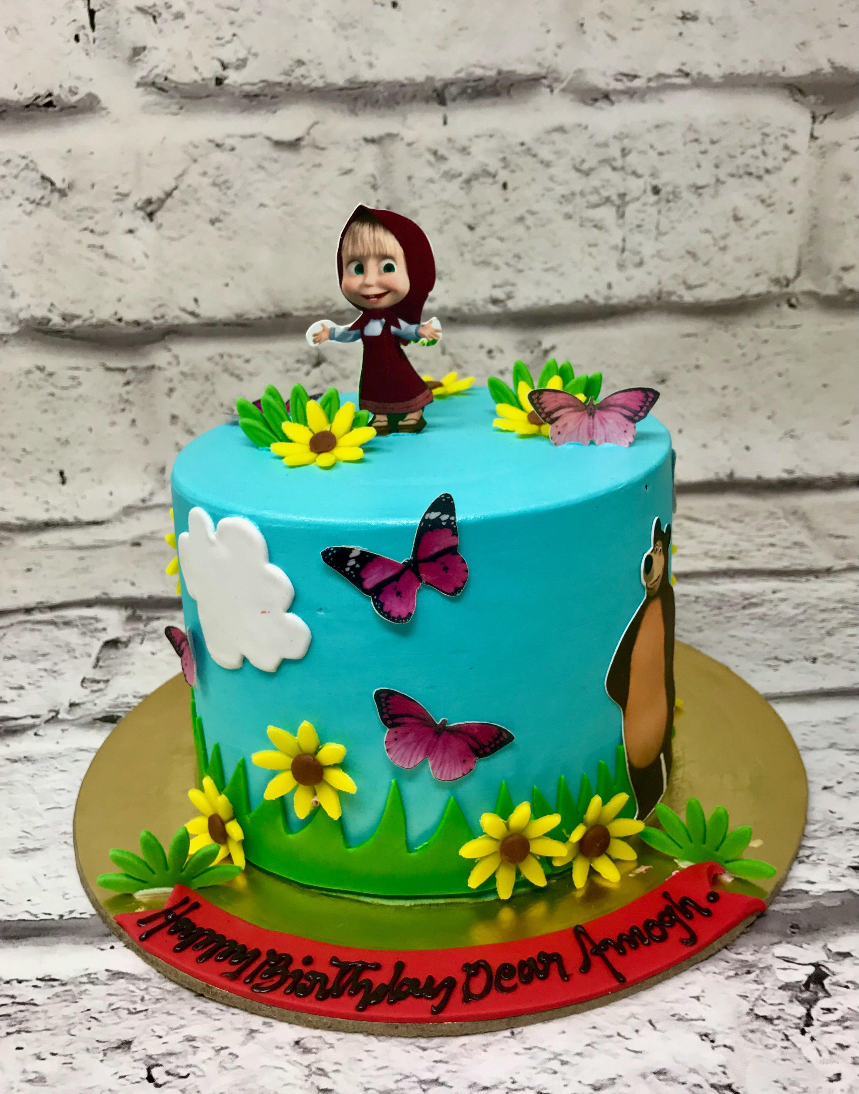 Shop Masha and the Bear Birthday Cake | Masha Cake Toppers | Colombo
