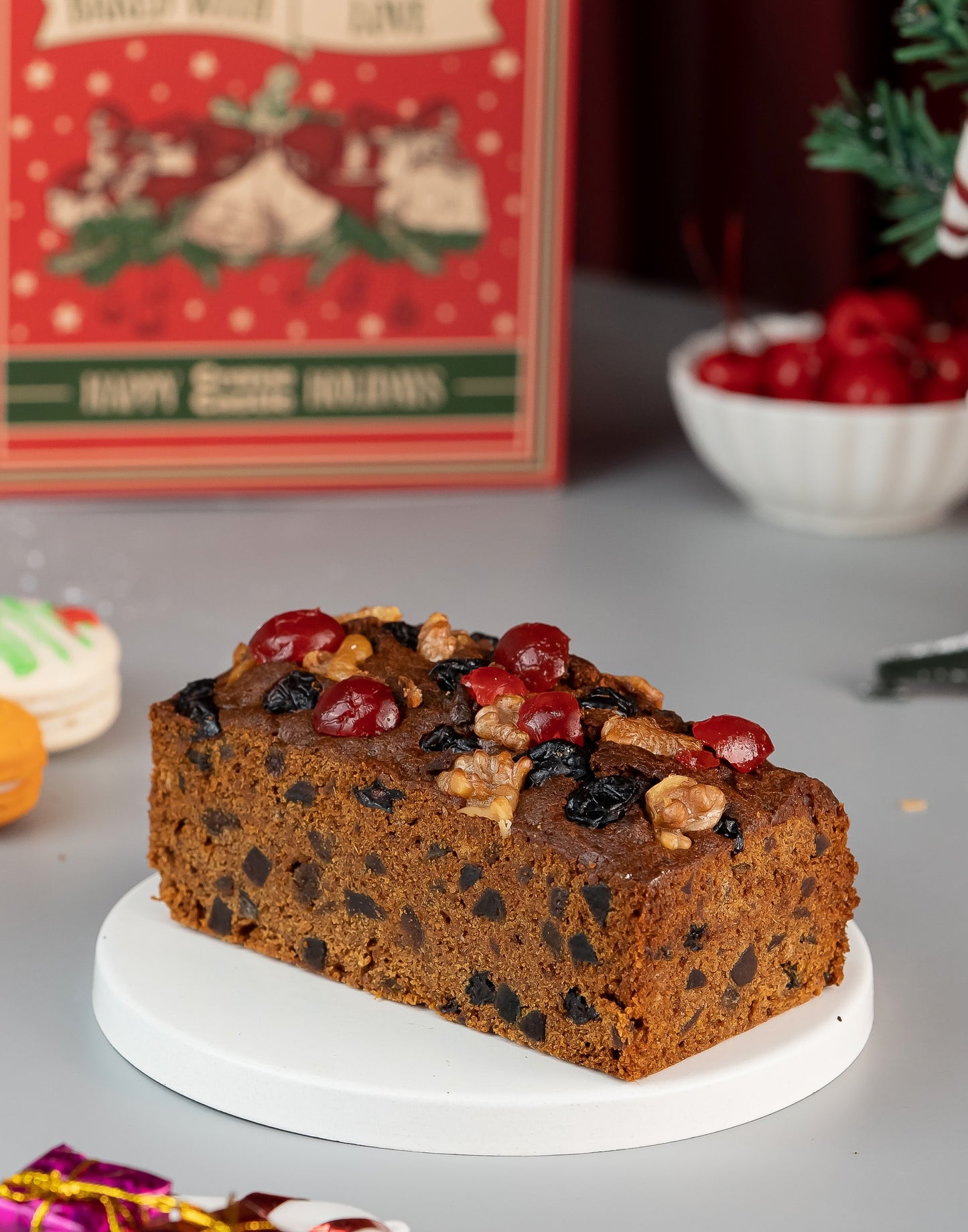 Mini Christmas Plum Cake - Creme Castle