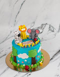 Jungle Theme Cake for Kids