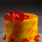 Hand painted color tone cake