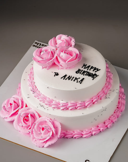Floral Custom Cake