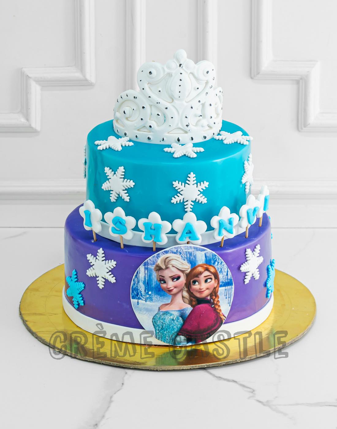 Avery's “Frozen” Birthday - Cake by Courtney