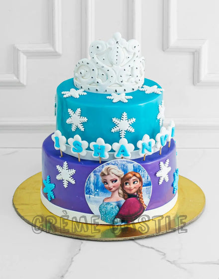 Frozen tiara 2 Creme Castle