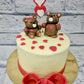 Teddy And Love Cake - Creme Castle