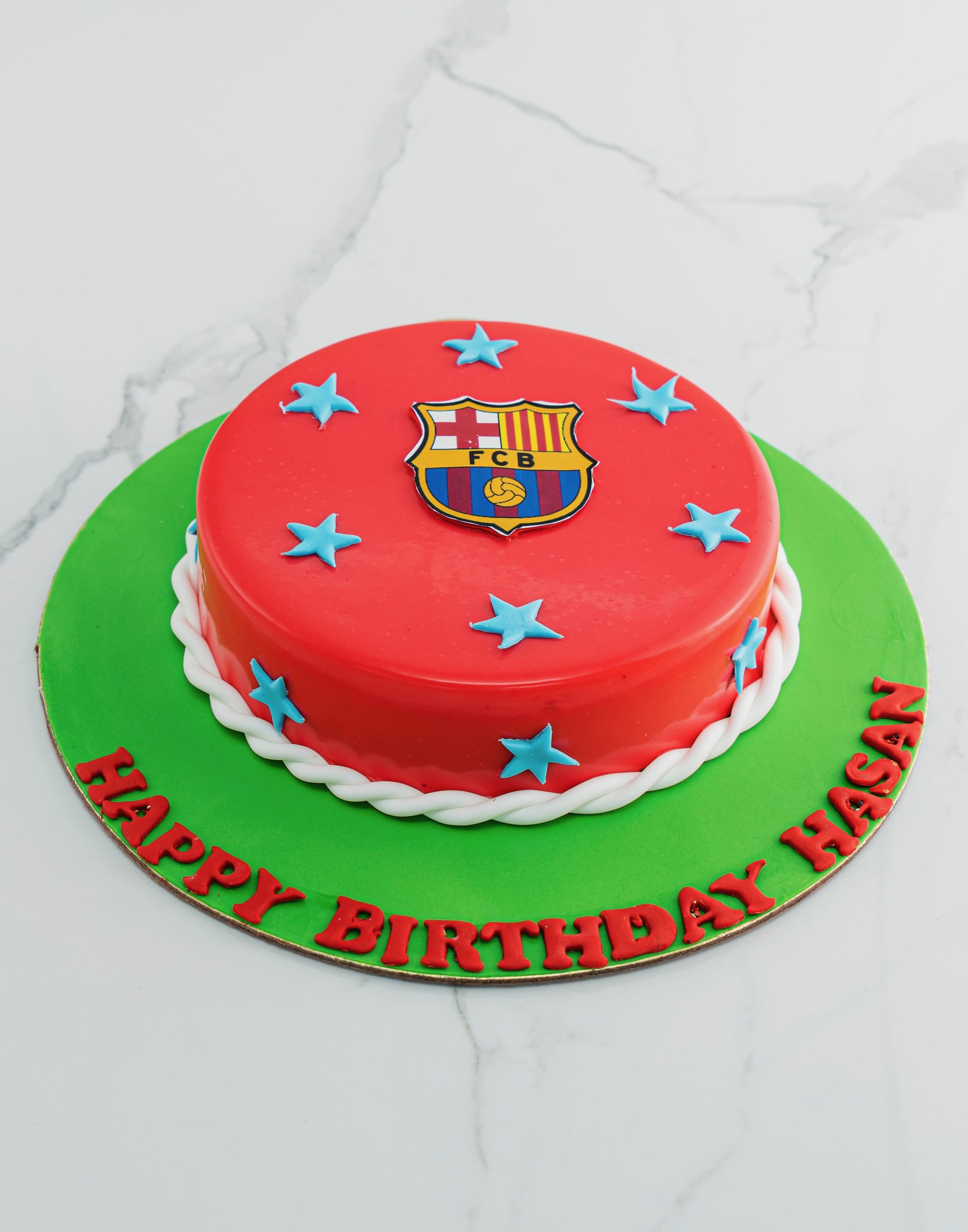 Barcelona Football Cake. Cake Designs For Boyfriend. Noida & Gurgaon