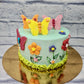 Butterfly theme cake by Creme Castle