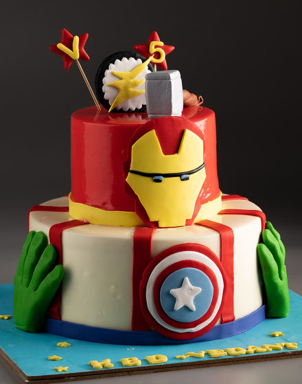 Avengers Tier Cake