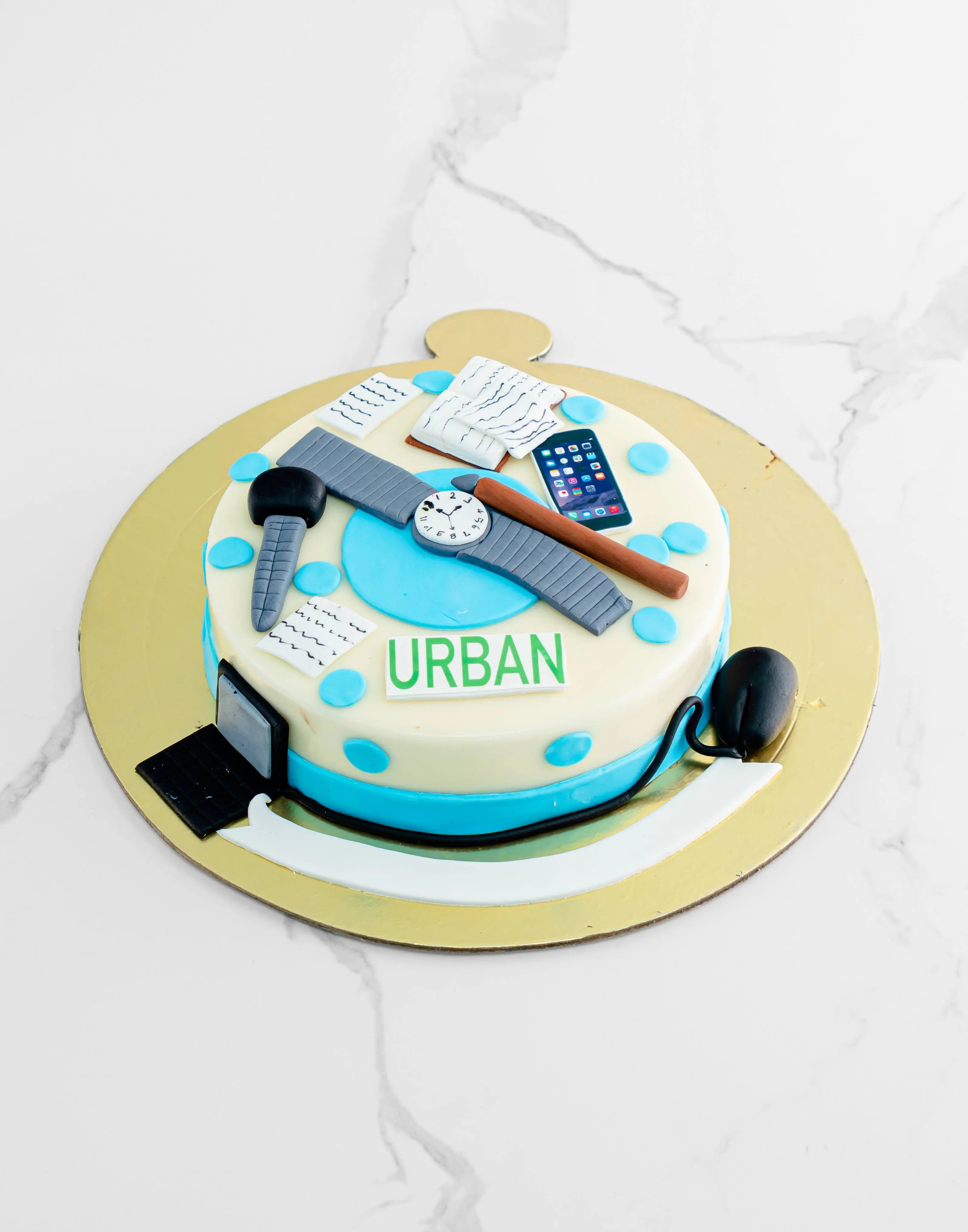 Workaholic Theme Cakes | Delivery in Noida & Gurgaon - Creme Castle