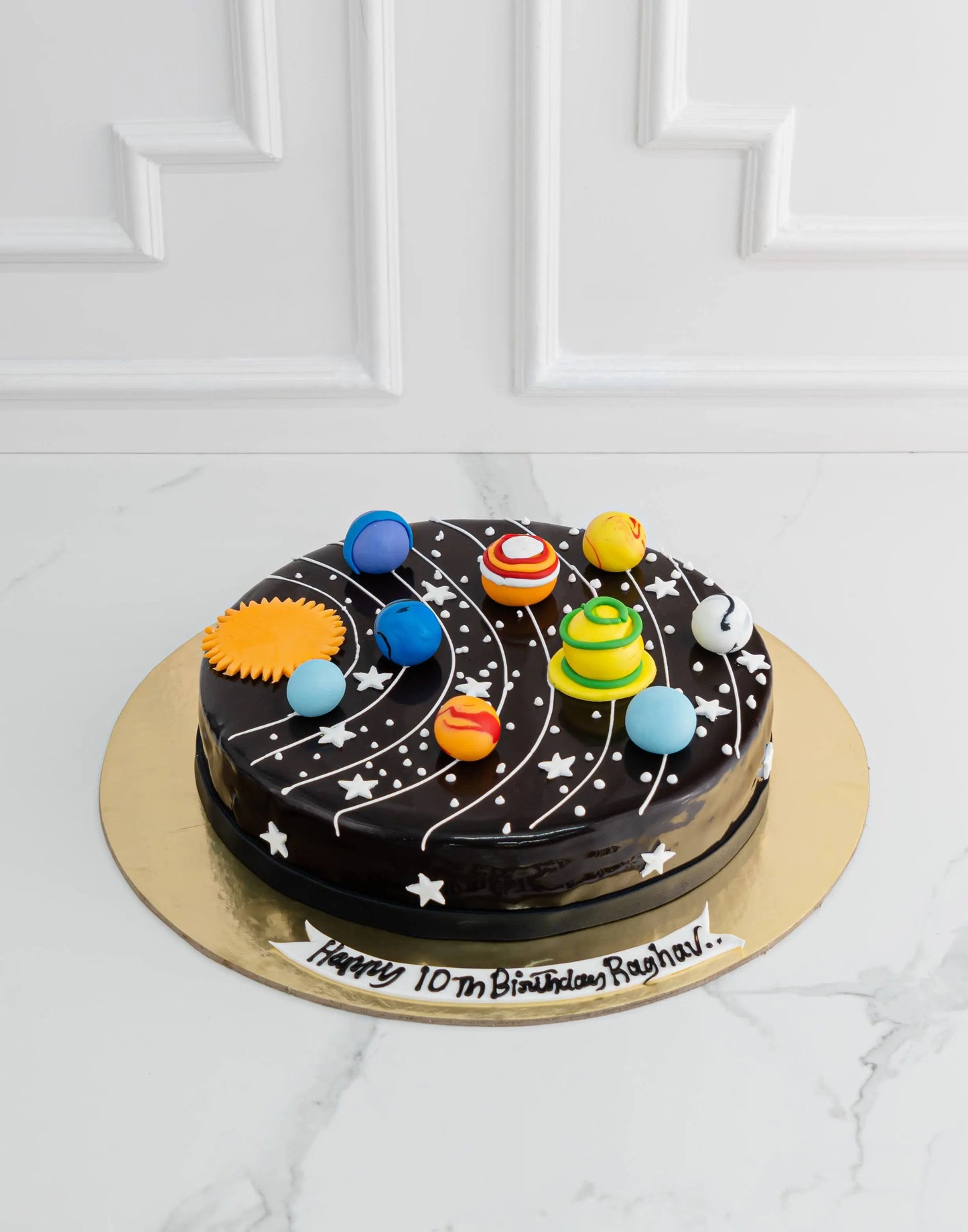 Solar System Theme Cake - Creme Castle