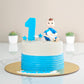 1st Birthday Cake for Baby Boy | Creme castle