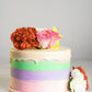 Drip Rainbow Theme Cake Creme Castle