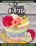 Drip Rainbow Theme Cake