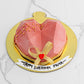 Pinata Cake, Valentine Smash Cake, Delivery in Gurgaon & Noida