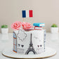 France Travel Cake. Farewell theme Cake. Noida & Gurgaon