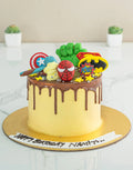 Superhero Drip Cake