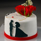Proposal Date Cake - Creme Castle