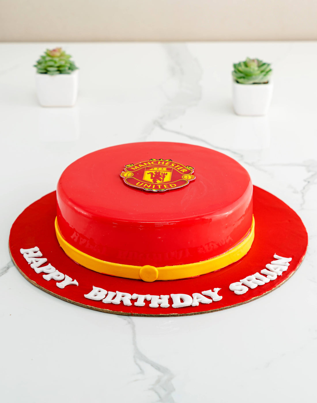 Manchester United Football Cake. Cake For Boyfriend. Noida & Gurgaon