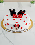 Minnie Bow Dot Cake