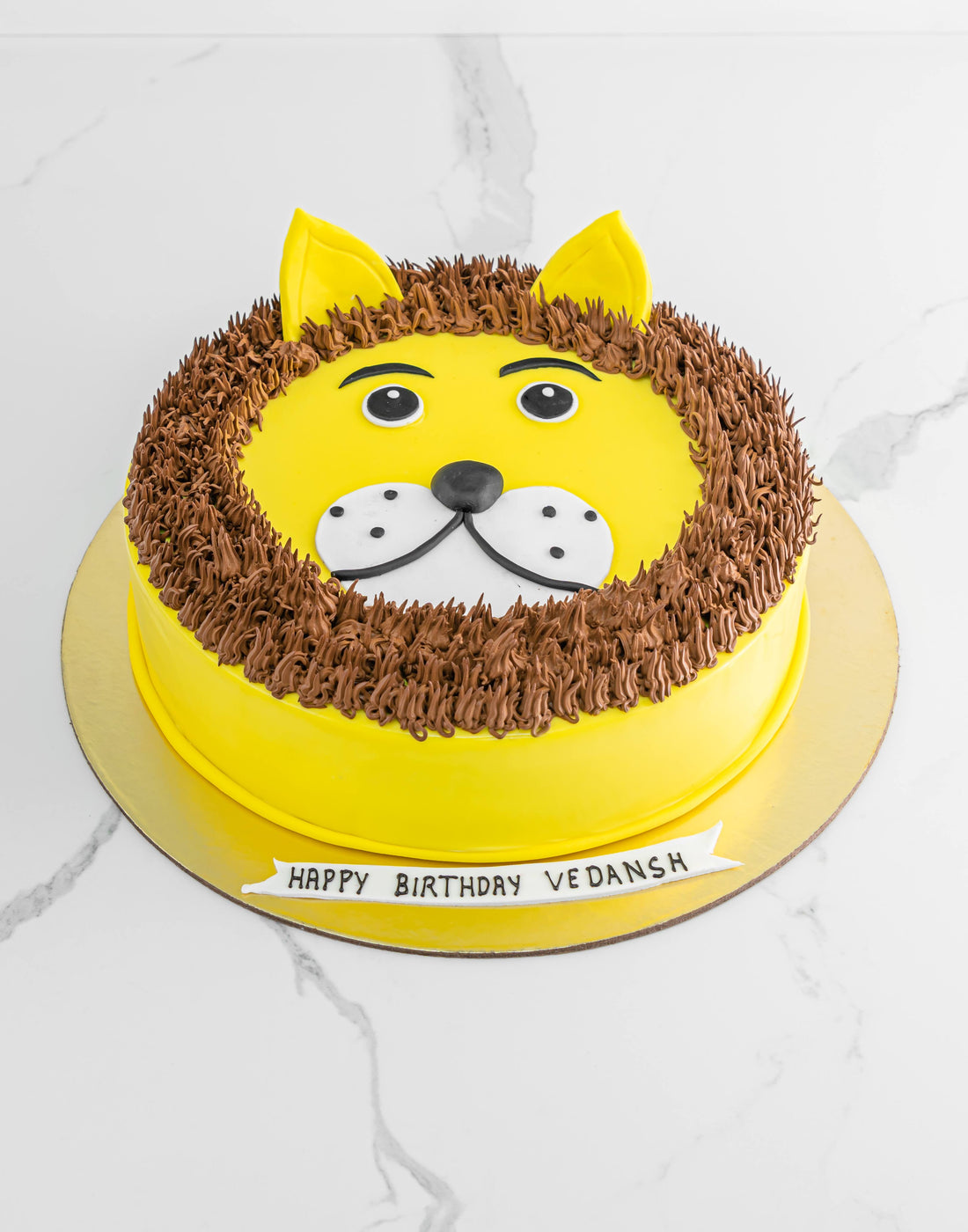 Lion Face Cake. Cake Design For Boys. Noida & Gurgaon