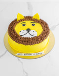 Lion Face Cake