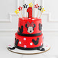 Mickey Mouse Tier Cake - Creme Castle