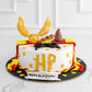 Harry Potter Theme Cake in White by Creme Castle