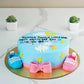 Baby Shower Cake. Baby Shoes Cake. Noida & Gurgaon