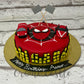 Spiderman and Cars Design Cake - Creme Castle