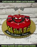 Spiderman and Cars Design Cake